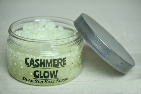 Cashmere Glow Dead Sea Salt Scrub 5 oz.