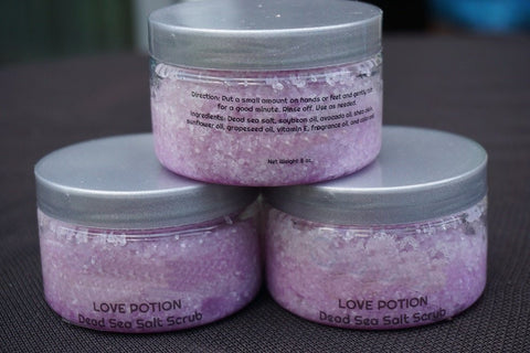 Love Potion Dead Sea Salt Scrub 5 oz.