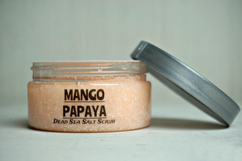 Mango Papaya Dead Sea Salt Scrub 5 oz.